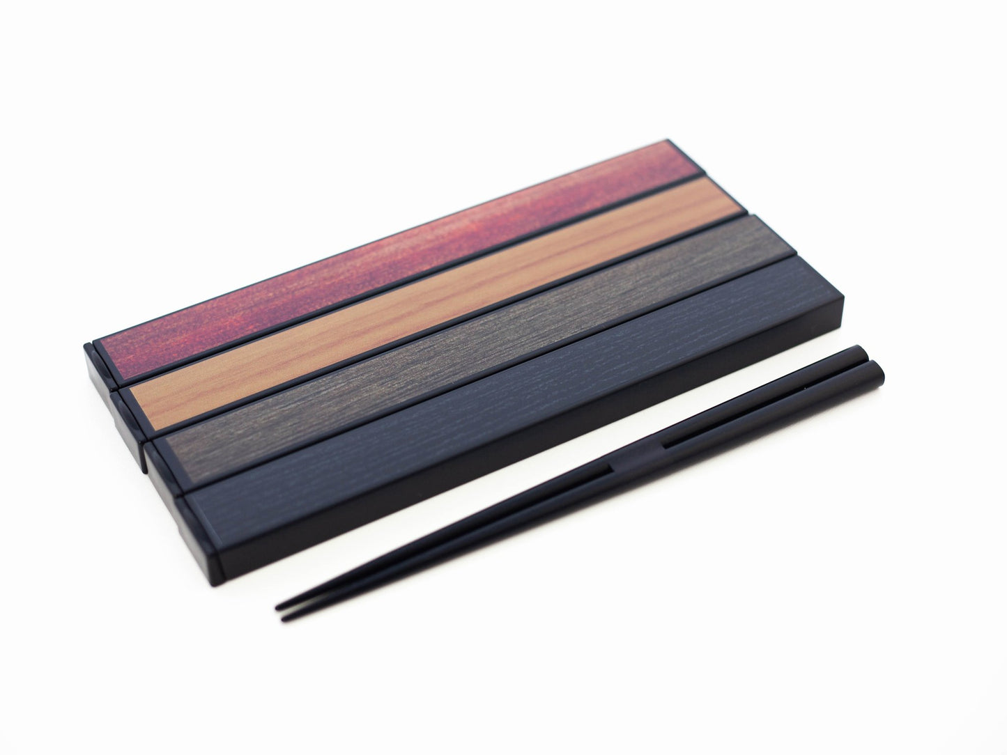 Woodgrain Chopsticks Set | Black, 21cm