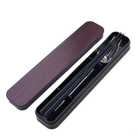 Woodgrain Cutlery Set | Rosewood