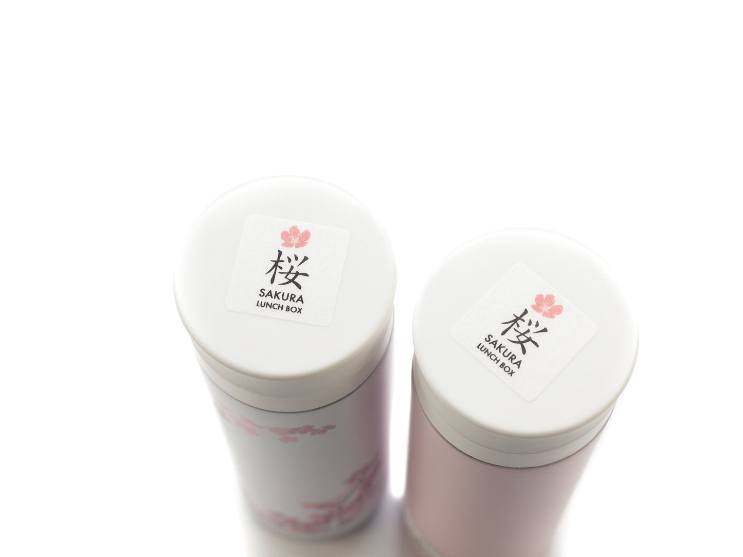 Sakura Stainless Steel Bottle | White