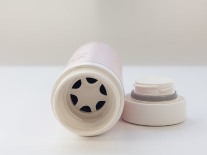 Sakura Stainless Steel Bottle | White
