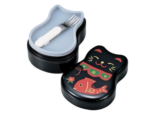 Maruko Cat 2-stack Bento Box | White