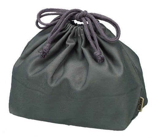 Drawstring Bento Bag | L, Grey