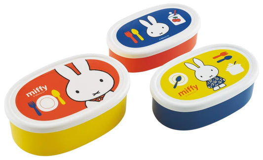 Miffy Oval Food Container 3P set