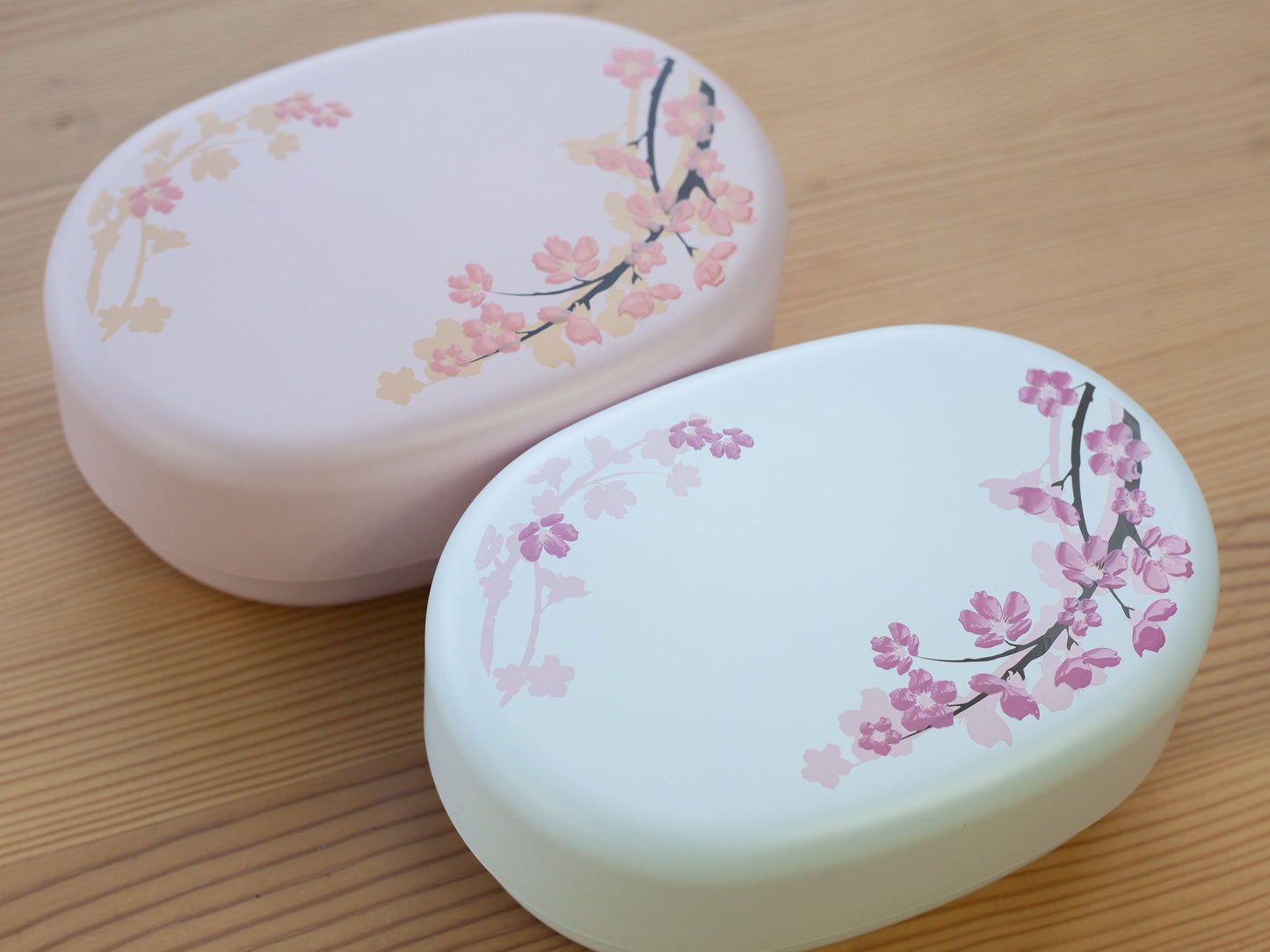 Soft Sakura Bento Box Small | White
