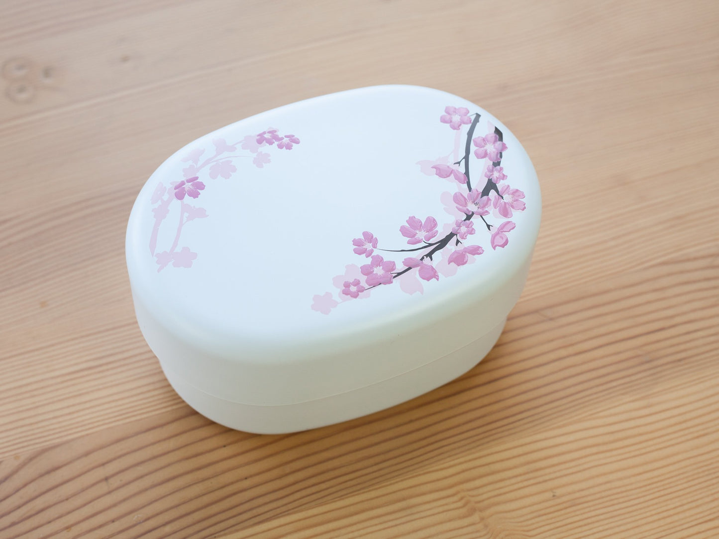 Soft Sakura Bento | White