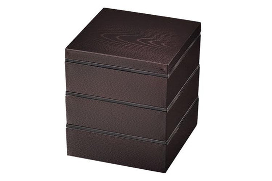 Picnic bento Wood like 3-tier