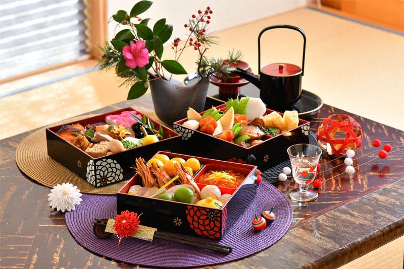 3-tier Ojyu Picnic Bento | Black 18cm