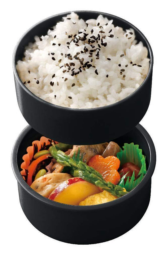 (RESTOCKING) No-Face Round Two Tier Lunch Bowl (500mL)