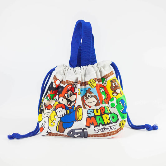 Super Mario Drawstring Lunch Bag