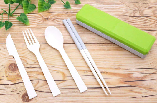 GO OUT Cutlery | Greenery
