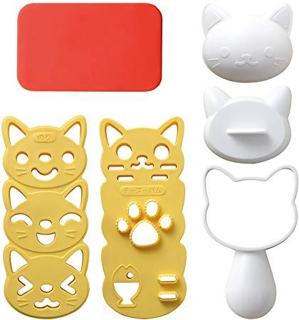 Onigiri Set | White Cat