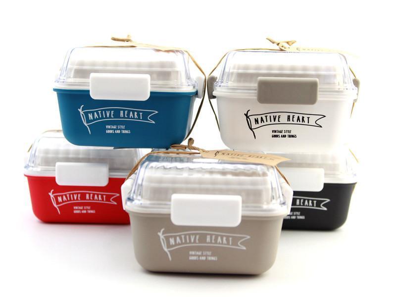 Free and Easy Square Bento | White