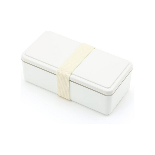 Gel-Cool Rectangle Bento Box | Milk White (500mL)
