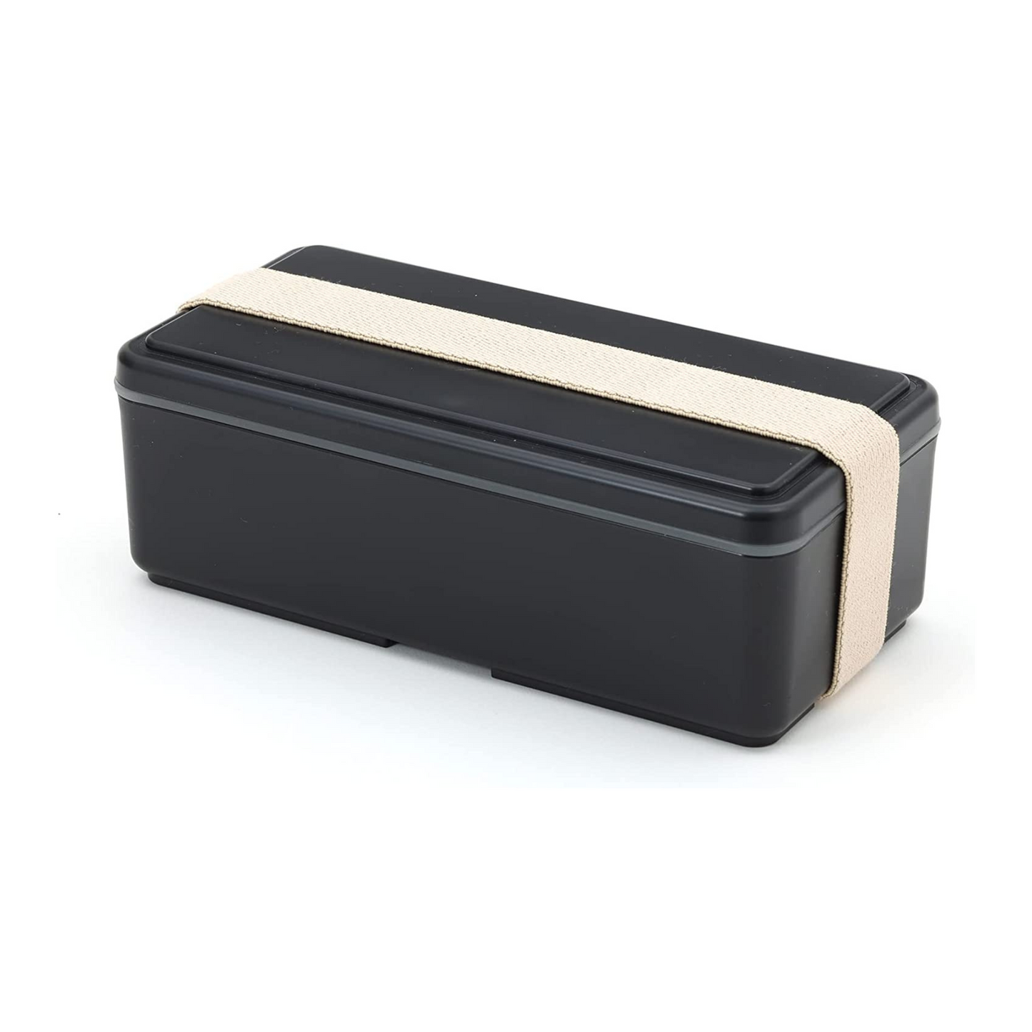 Gel-Cool Two Tier Rectangle Bento Box | Black (1000mL)