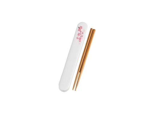 Soft Sakura Chopsticks Set | White