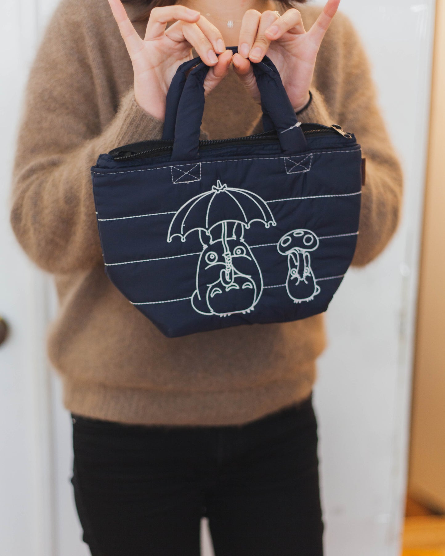 Totoro Insulated Tote Bag | Umbrella