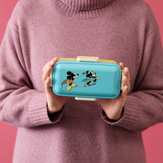 Retro Mickey and Minnie Slim Bento Box | 530mL