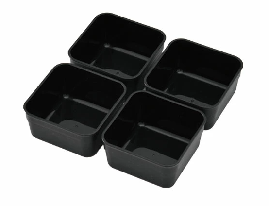 Inner Compartment Set for 3-tier Ojyu Picnic Bento | Black, 18cm