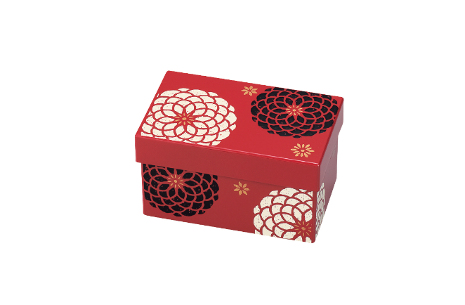 Ojyu Rectangle Two Tier Bento Box | Red