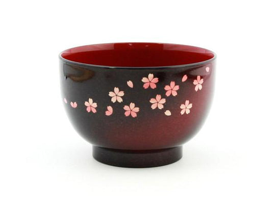 Shiru wan sakura bowl | Red