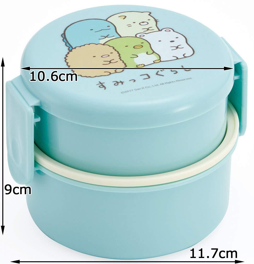 Sumikko Gurashi Round Bento | Blue, 2 tiers