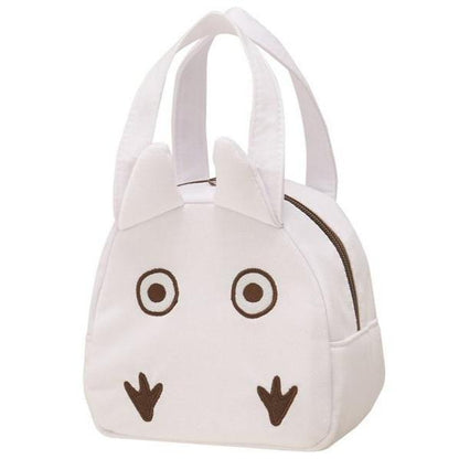 Ghibli Bento Bag | Chibi Totoro, white