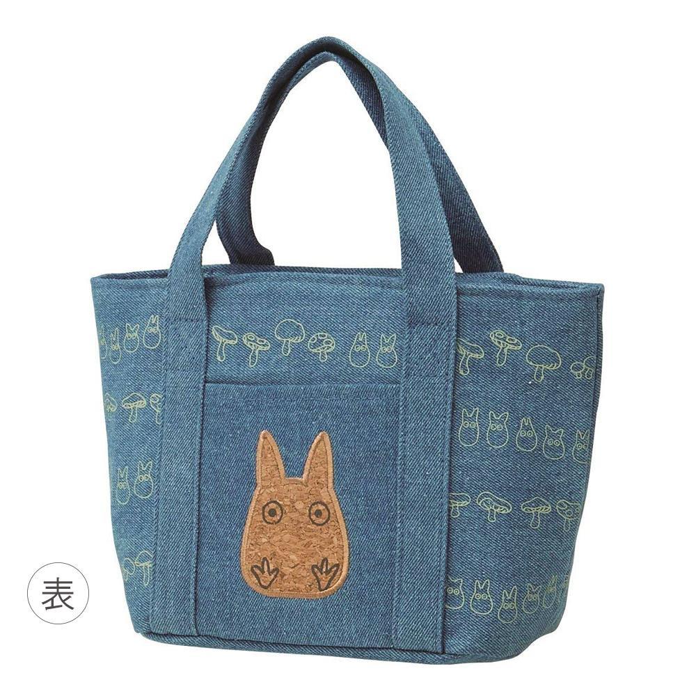 Ghibli Tote Bag | Totoro Denim x Cork, Light