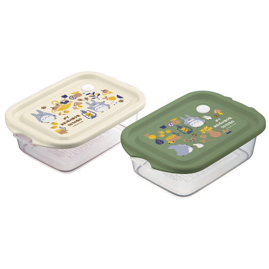 Totoro Food Container 2P Set | Harvest
