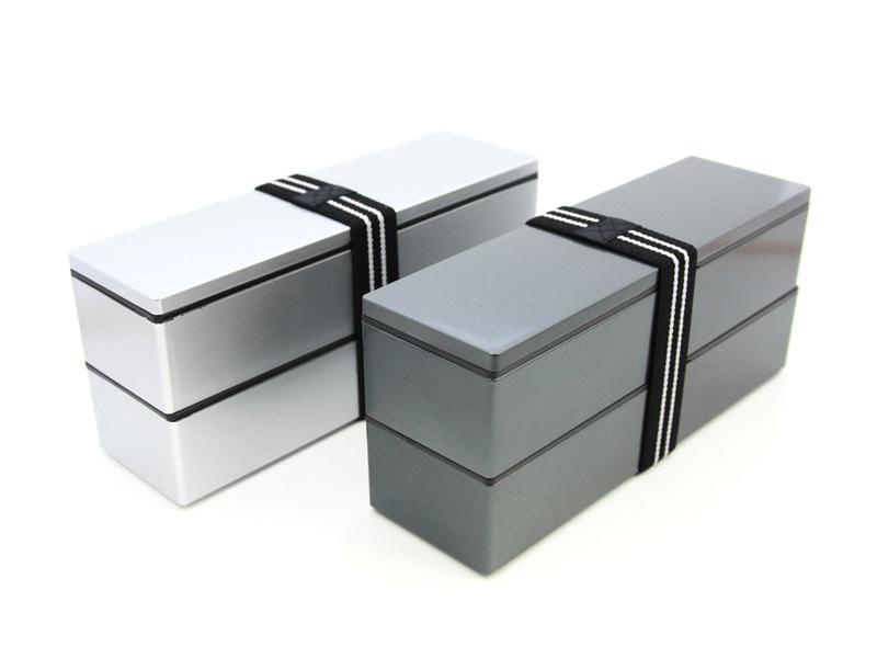 Nagabako Metallic Bento | Silver