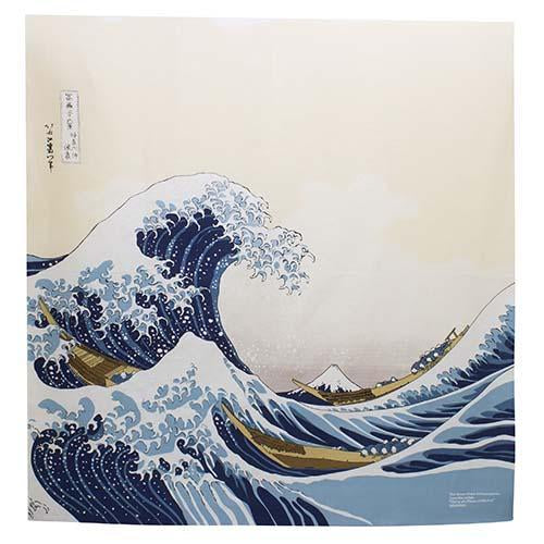 104cm Ukiyo-e Furoshiki | Kanagawa Namiura