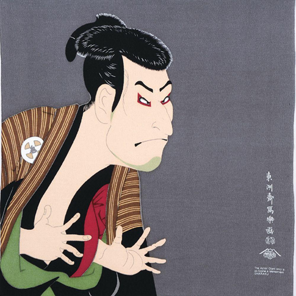 70cm Ukiyo-e Furoshiki | Sharaku