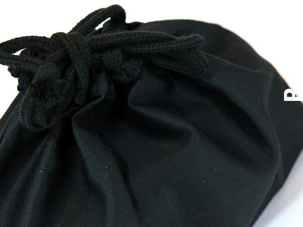 Drawstring Bento Bag | Black, XL