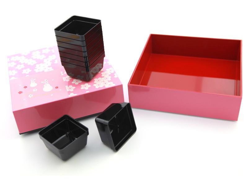 2-tier Picnic Bento | Sakura Hanami 18cm