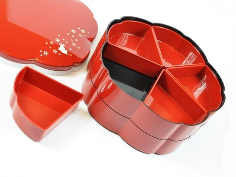Cherry Blossom Picnic Bento | Red